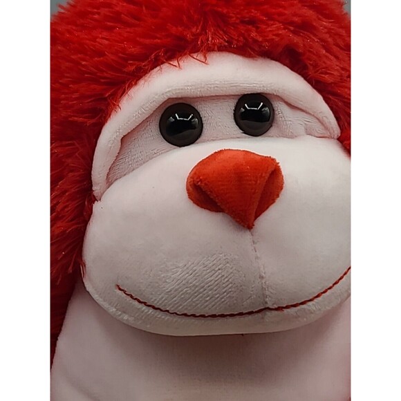 Red Monkey Plush I Love You A Bunch Banana Valentine Stuffed Animal Hug & Luv - Picture 3 of 11